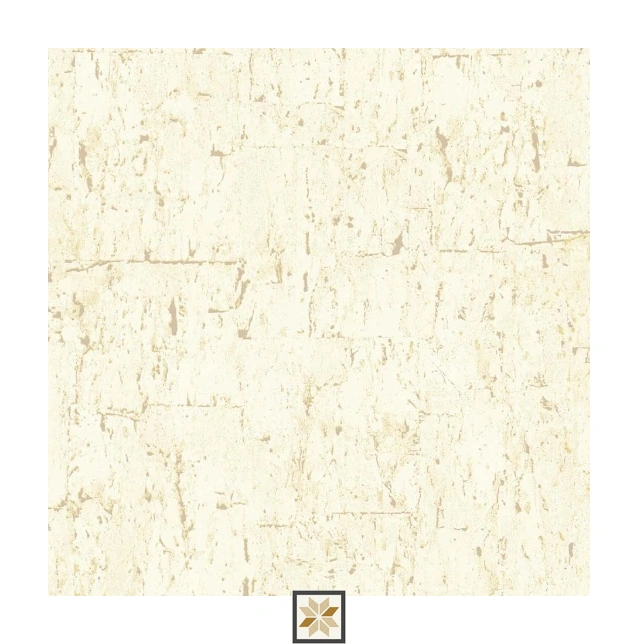 Beige Textured PVC(Vinyl) Wallpaper (533.4 inches width) : WP-29207-B
