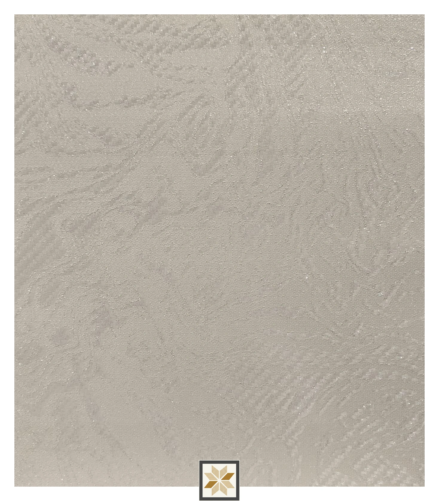 White Textured Wallpaper (533.4 inches width) : WP-34516-C