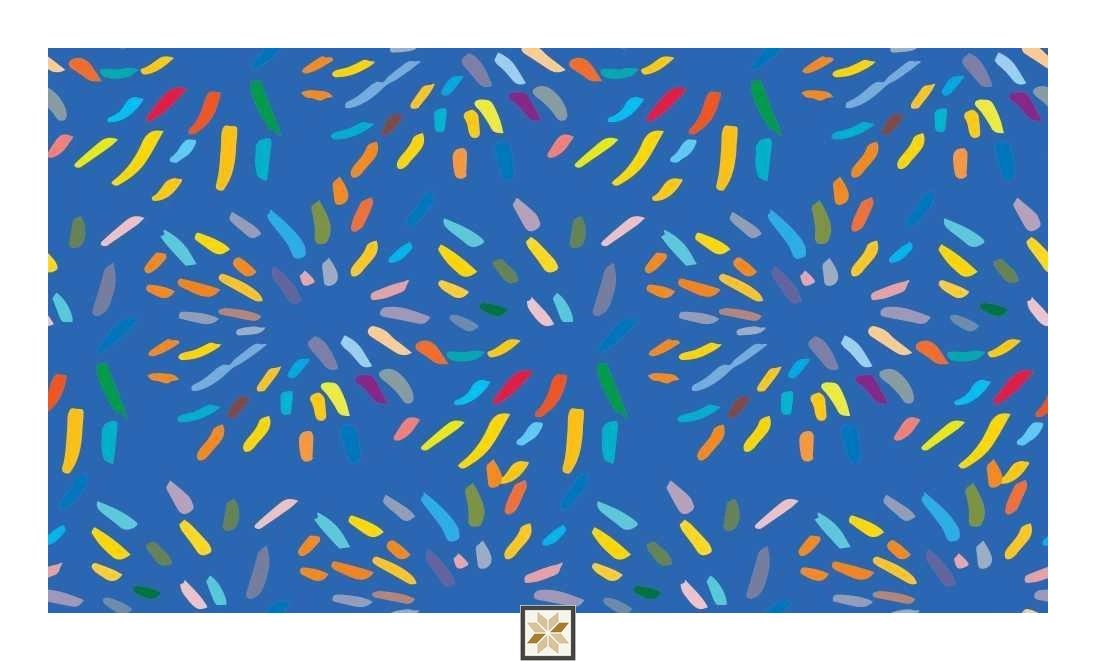 Multi Colour Pattern Wallpaper (52 inches width) : WP-29608-C