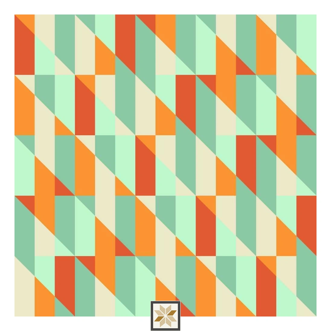 Multi Colour Abstract Wallpaper (52 inches width) : WP-32465-C