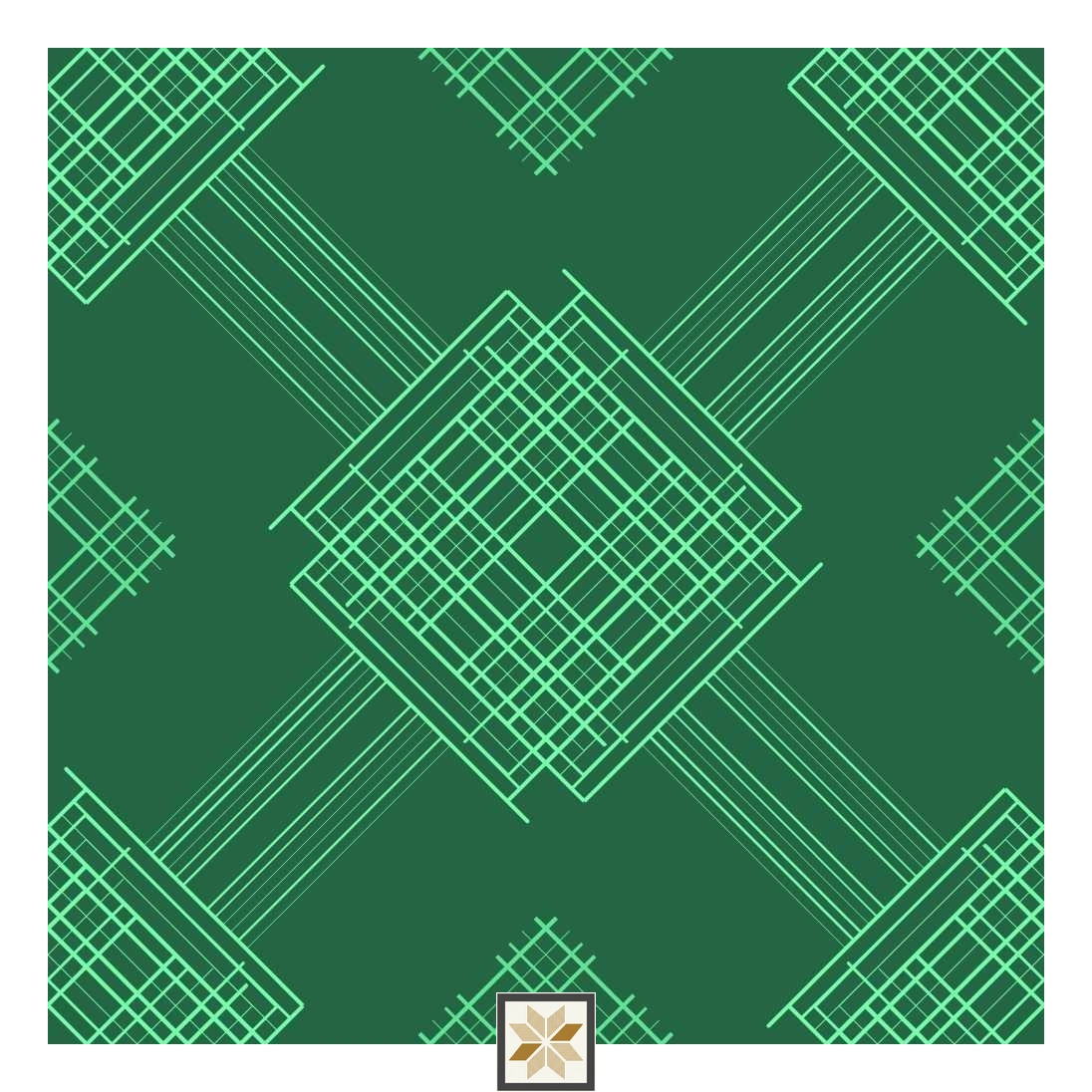 Multi Colour Pattern Wallpaper (52 inches width) : WP-30054-C