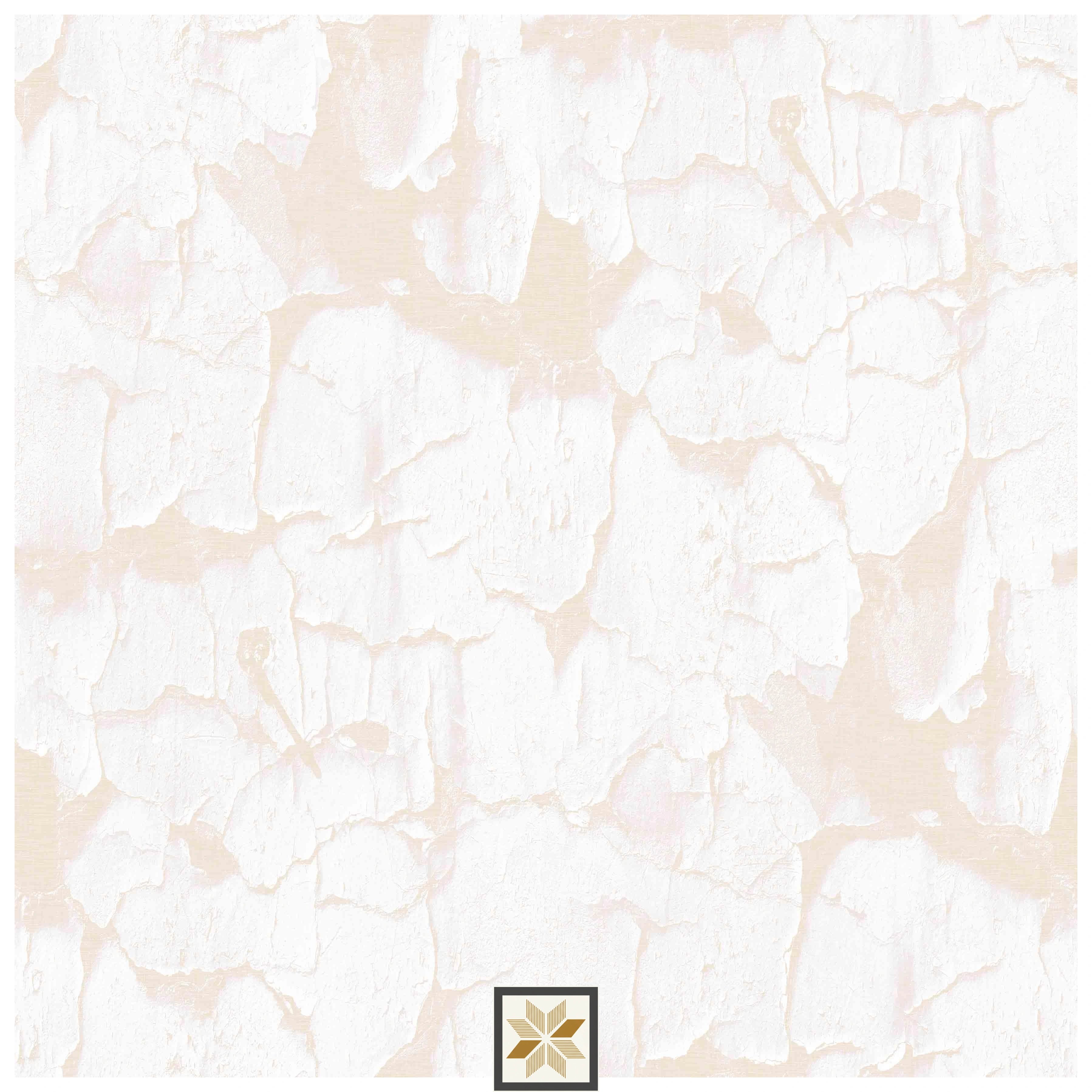 Cream Flower Wallpaper (52 inches width) : WP-30027-C