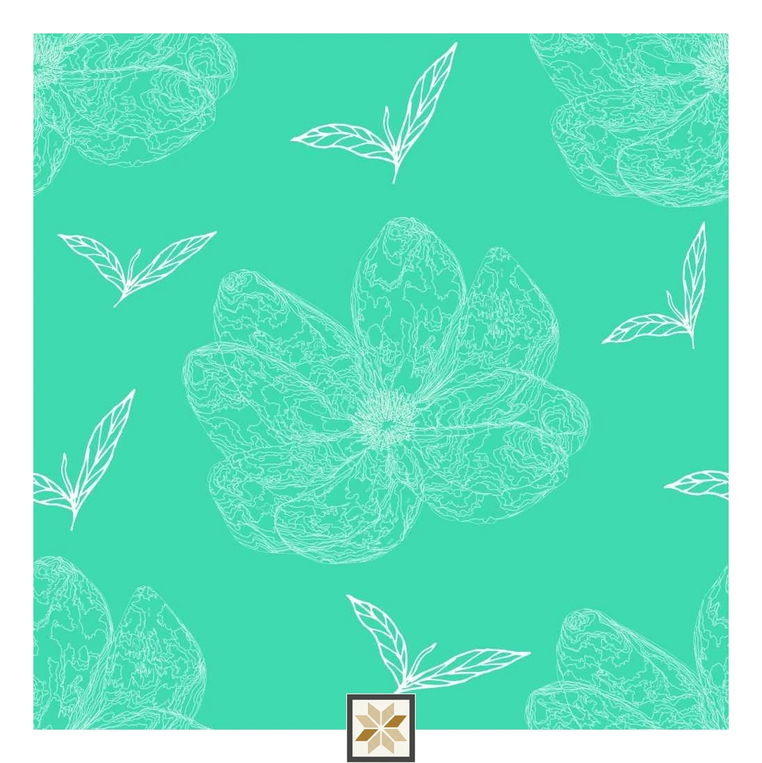Multi Colour Flower Wallpaper (40 inches width) : WP-31947-B