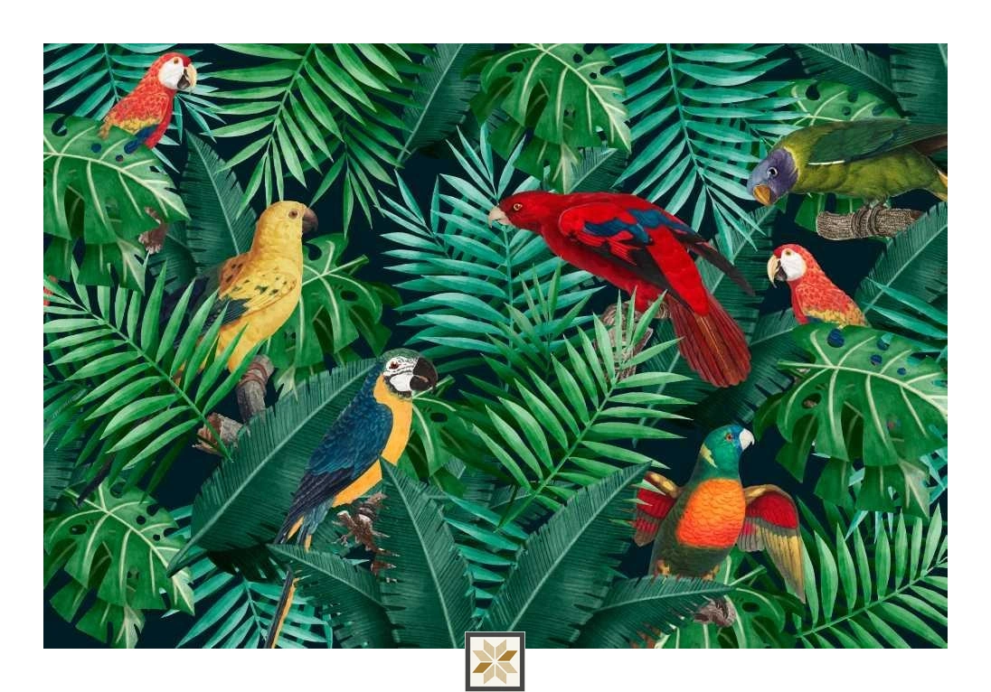 Multi Colour Nature Wallpaper (40 inches width) : WP-33227-B