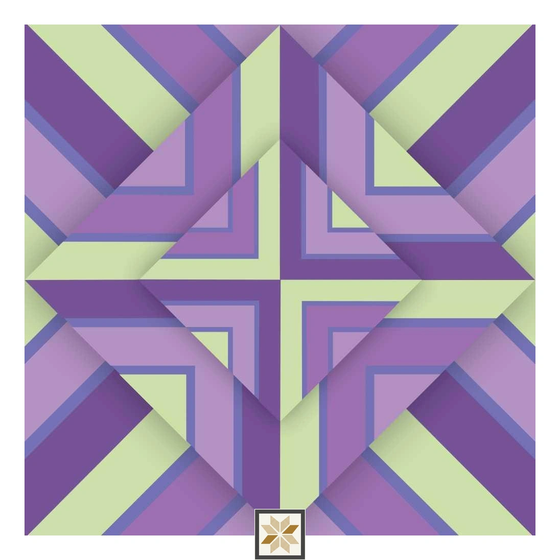 Multi Colour Abstract Wallpaper (50 inches width) : WP-31747-D