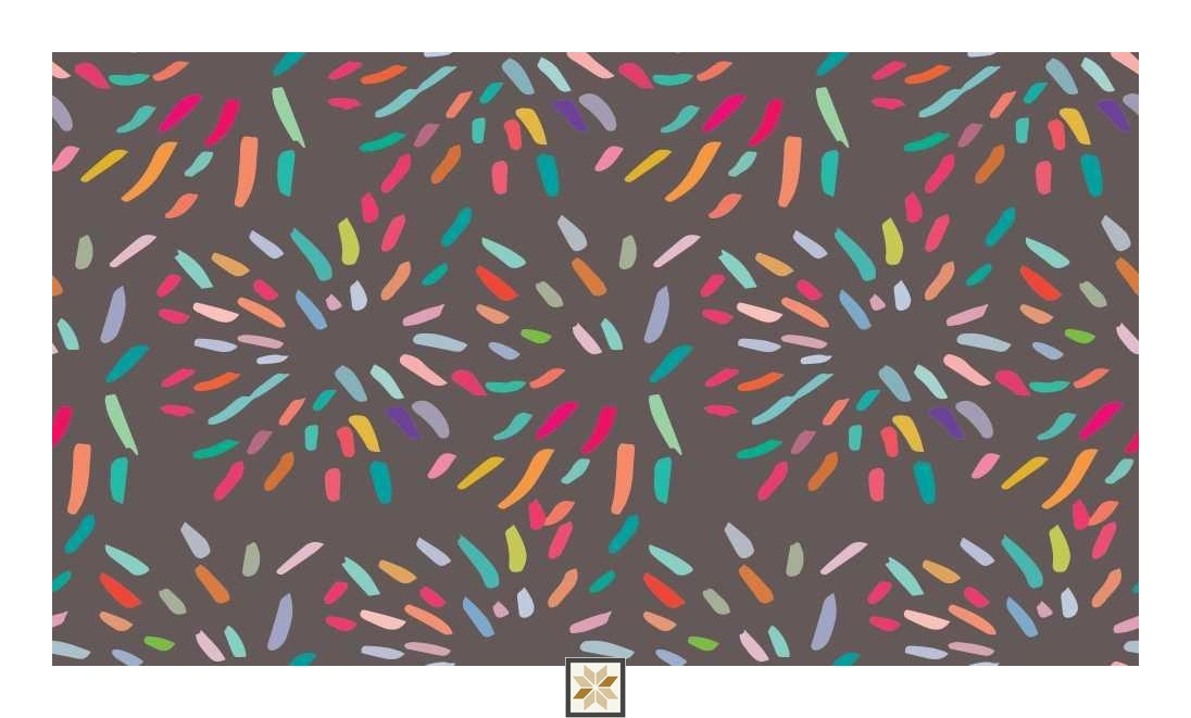 Multi Colour Pattern Wallpaper (40 inches width) : WP-30613-B