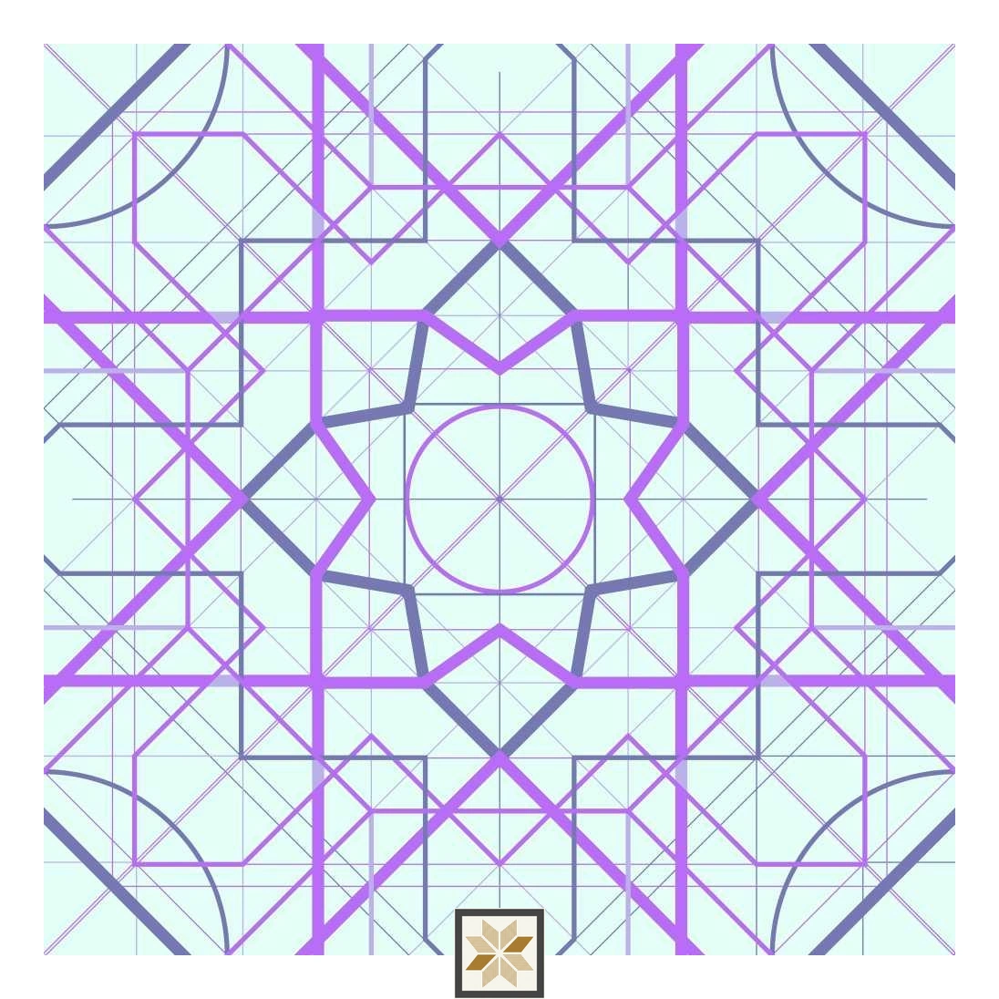 Multi Colour Shapes Wallpaper (52 inches width) : WP-30820-C