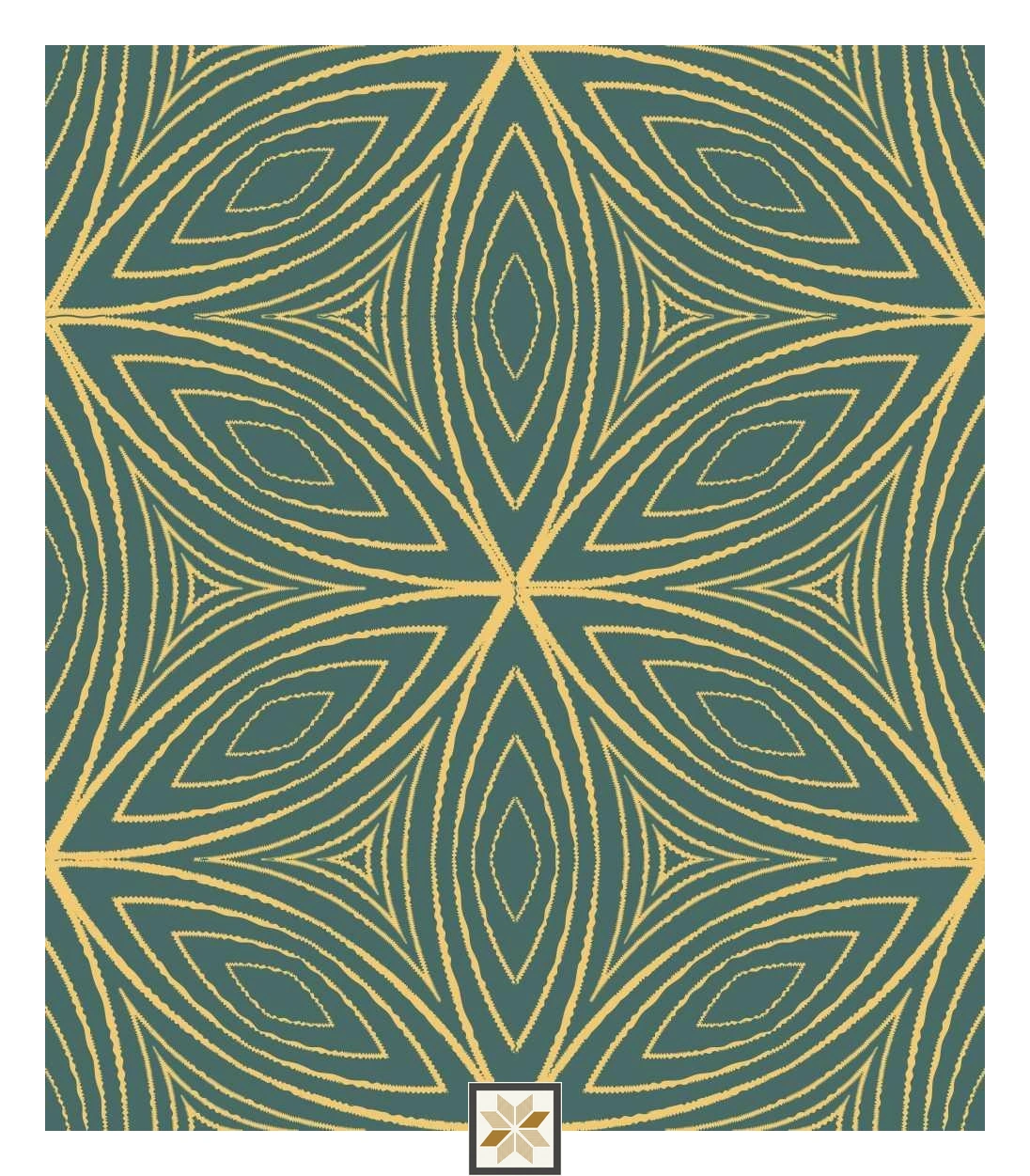 Multi Colour Pattern Wallpaper (40 inches width) : WP-30701-B