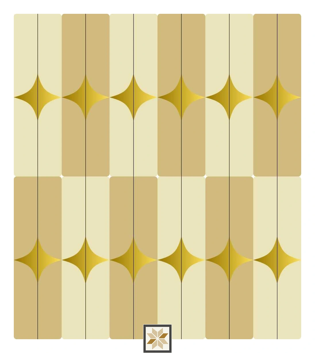 Multi Colour Pattern Wallpaper (40 inches width) : WP-30347-B