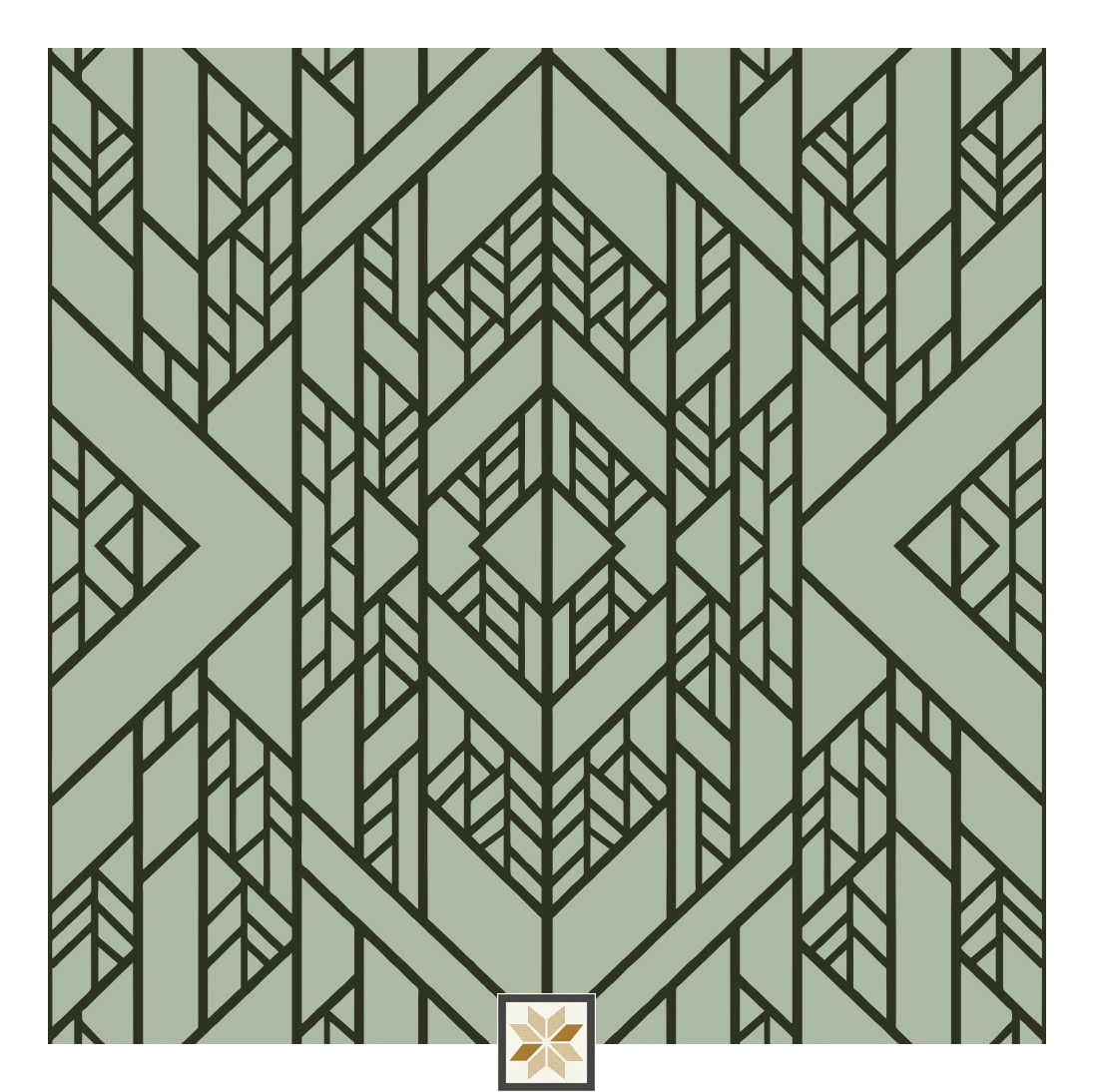 Multi Colour Pattern Wallpaper (40 inches width) : WP-31347-B