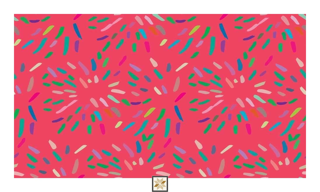Multi Colour Pattern Wallpaper (40 inches width) : WP-30041-B