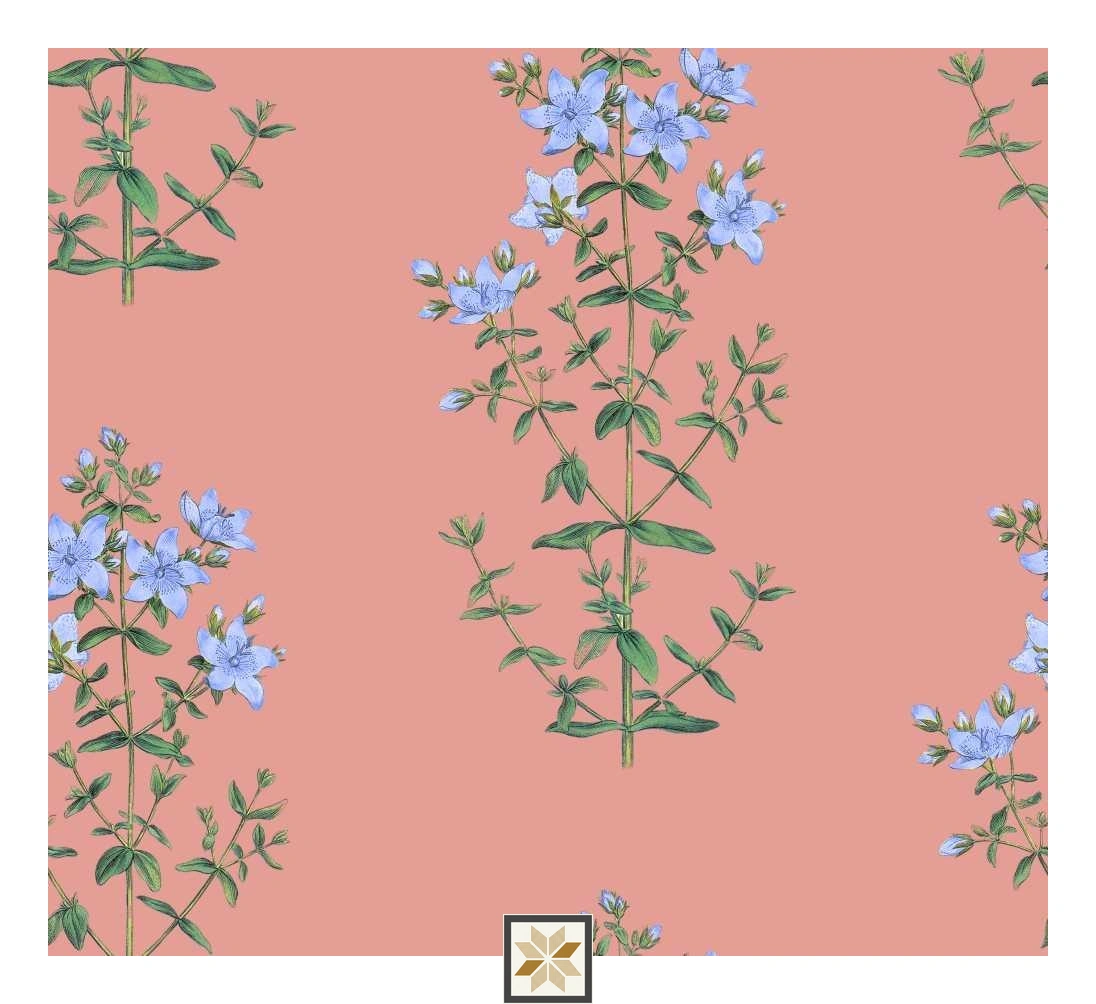 Multi Colour Flower Wallpaper (40 inches width) : WP-32732-B