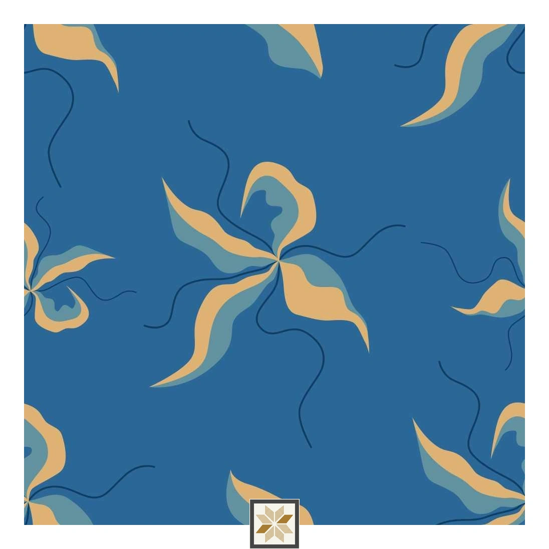 Multi Colour Flower Wallpaper (40 inches width) : WP-32641-B