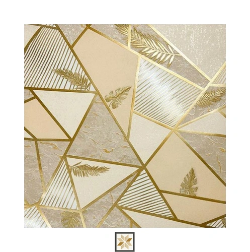 Cream Shapes Wallpaper (533.4 inches width) : WP-35107-C