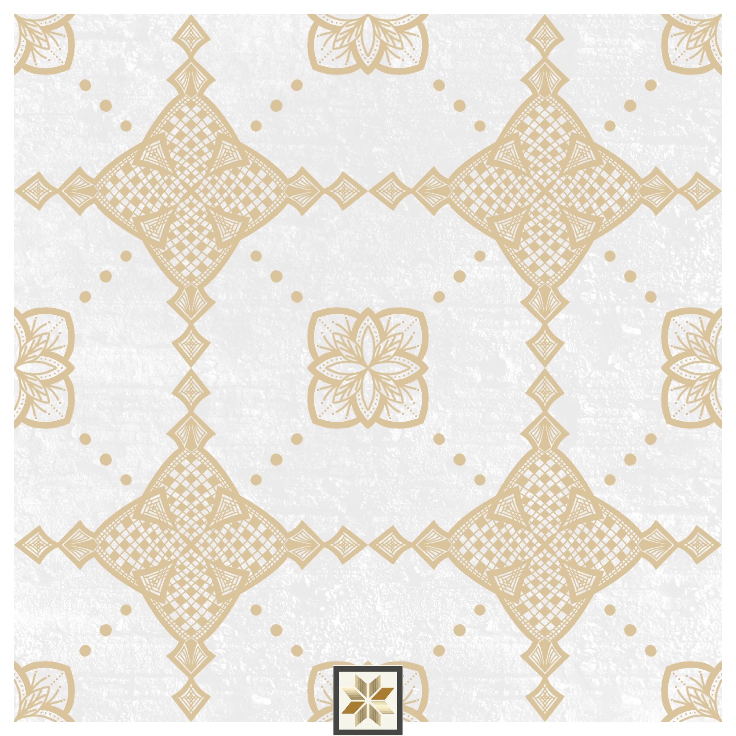 Multi Colour Pattern Wallpaper (40 inches width) : WP-32401-B