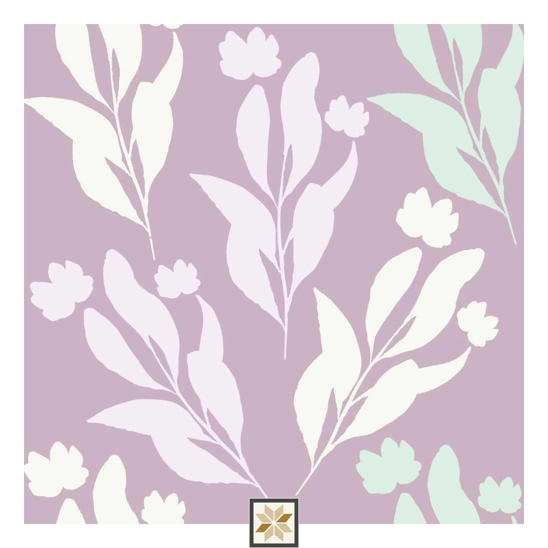 Multi Colour Flower Wallpaper (50 inches width) : WP-31802-D