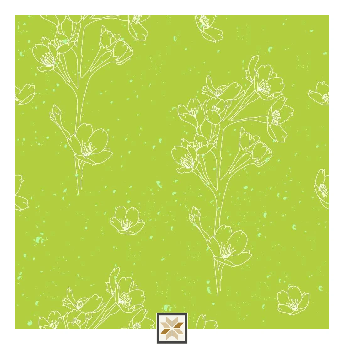 Multi Colour Flower Modern Wallpaper (50 inches width) : WP-33065-D