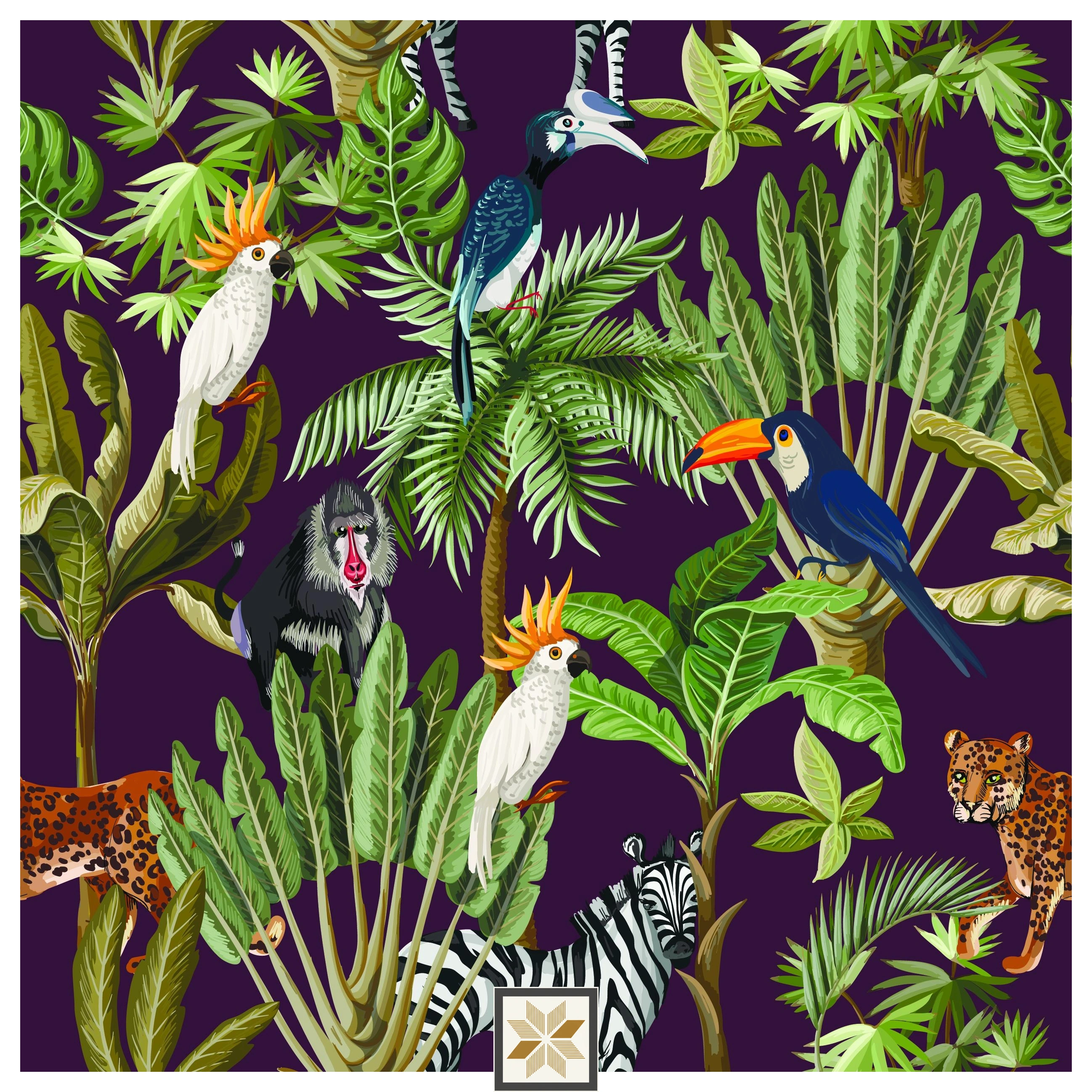 Green Nature Wallpaper (52 inches width) : WP-31134-C