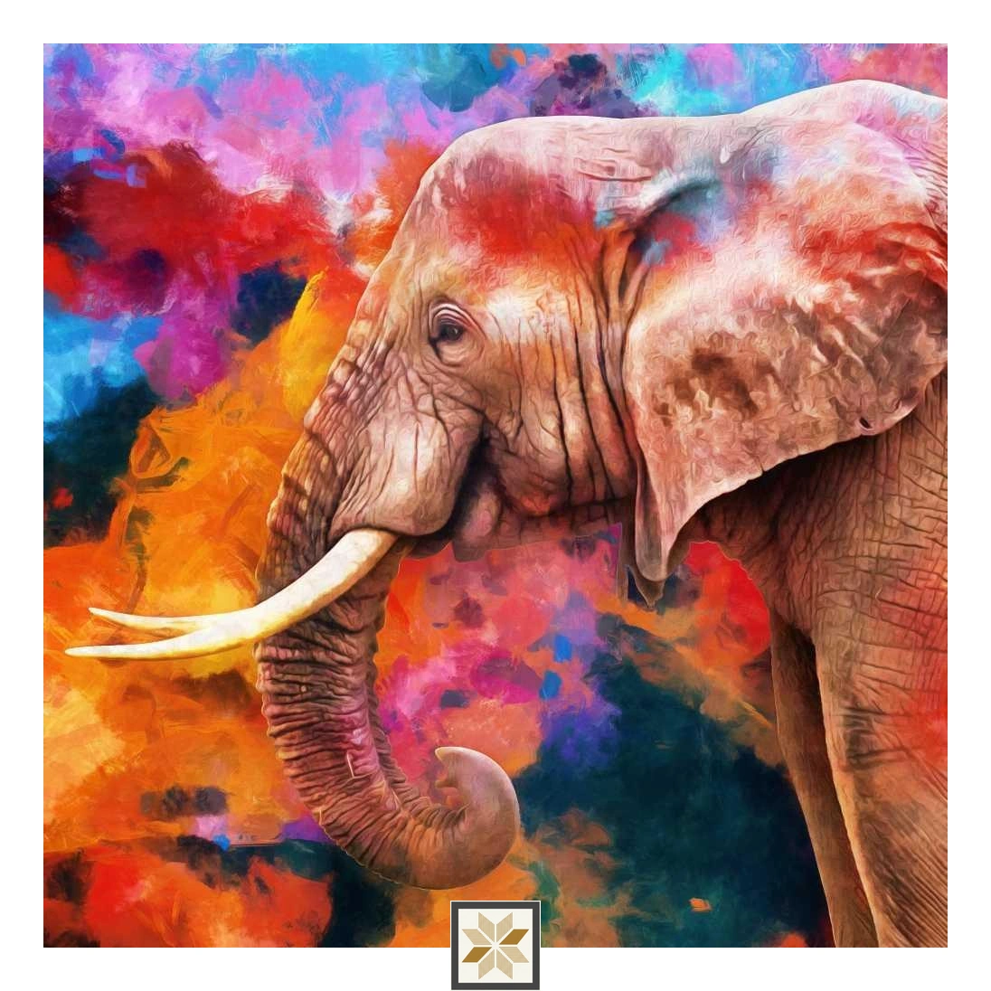 Multi Colour Wildlife Murals Wallpaper (40 inches width) : WP-31741-E