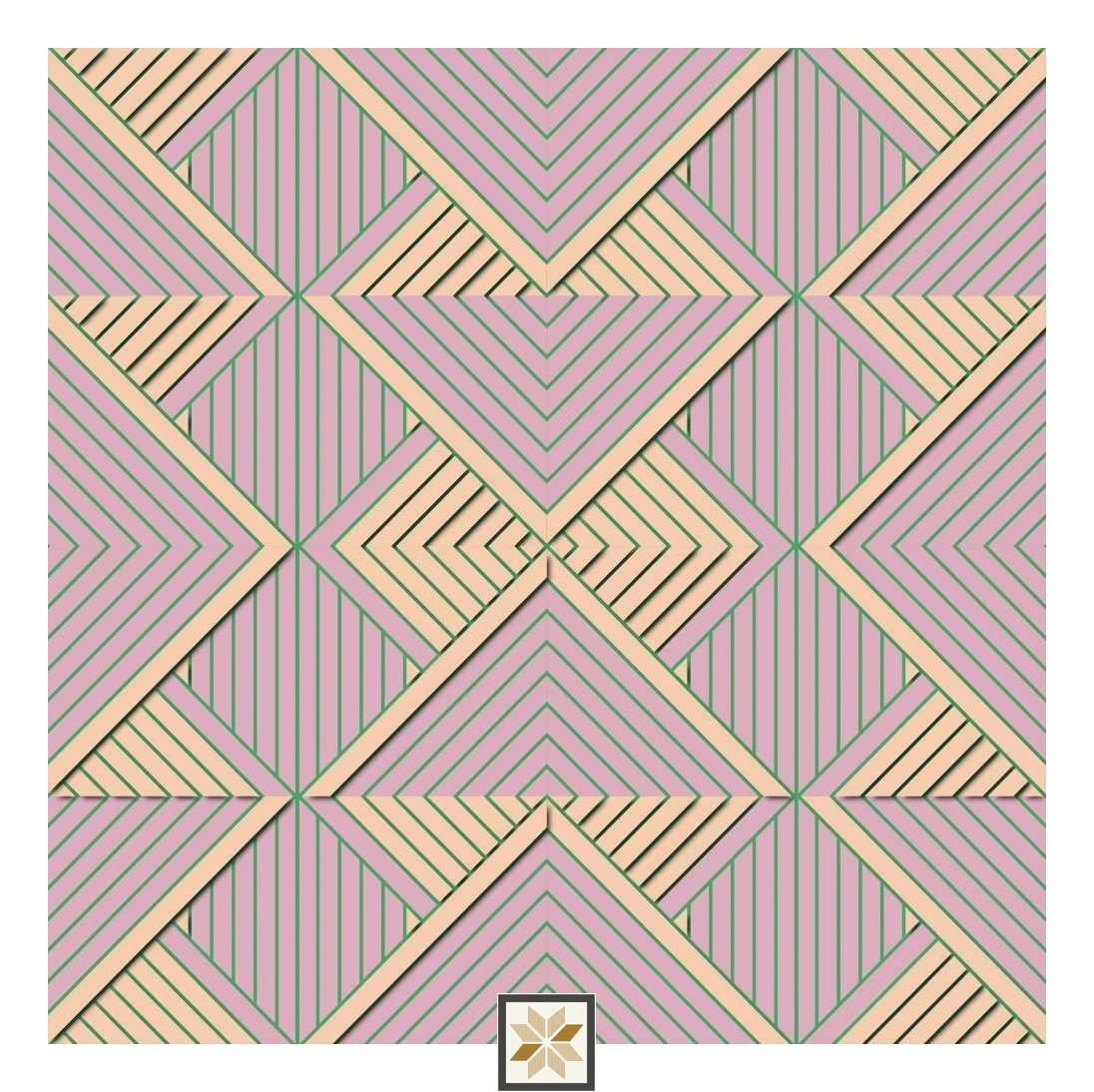 Multi Colour Shapes Wallpaper (50 inches width) : WP-33160-D