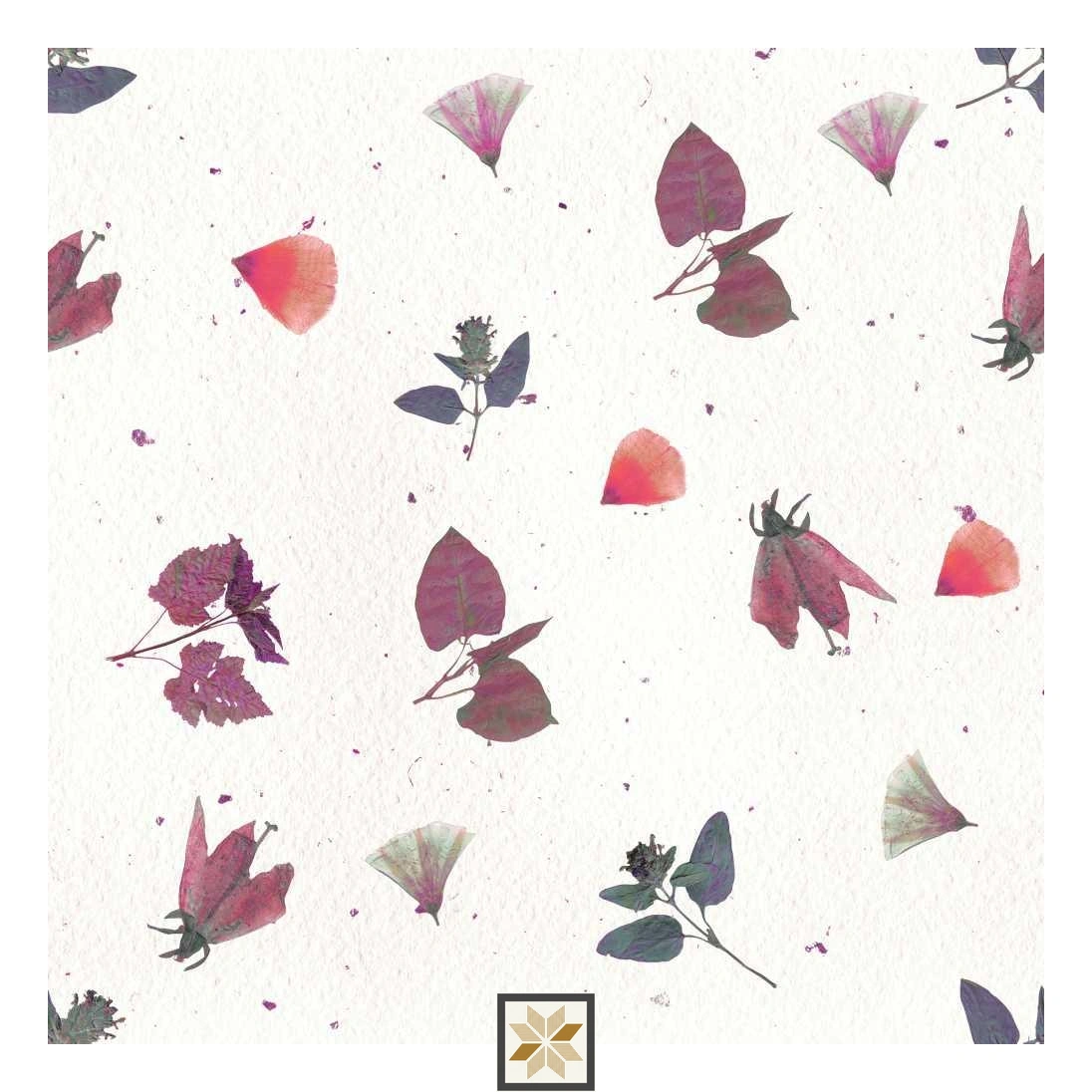 Multi Colour Flower Wallpaper (40 inches width) : WP-32663-B