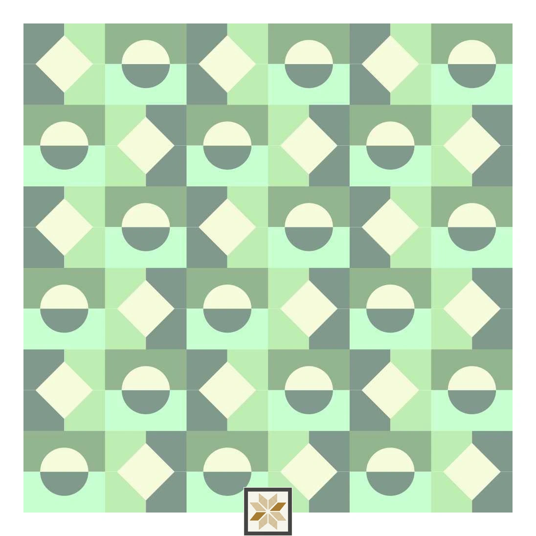 Multi Colour Pattern Wallpaper (40 inches width) : WP-30298-B