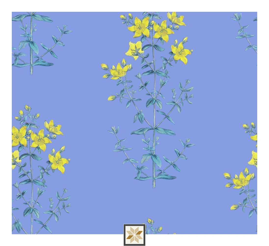 Multi Colour Flower Wallpaper (50 inches width) : WP-33294-D