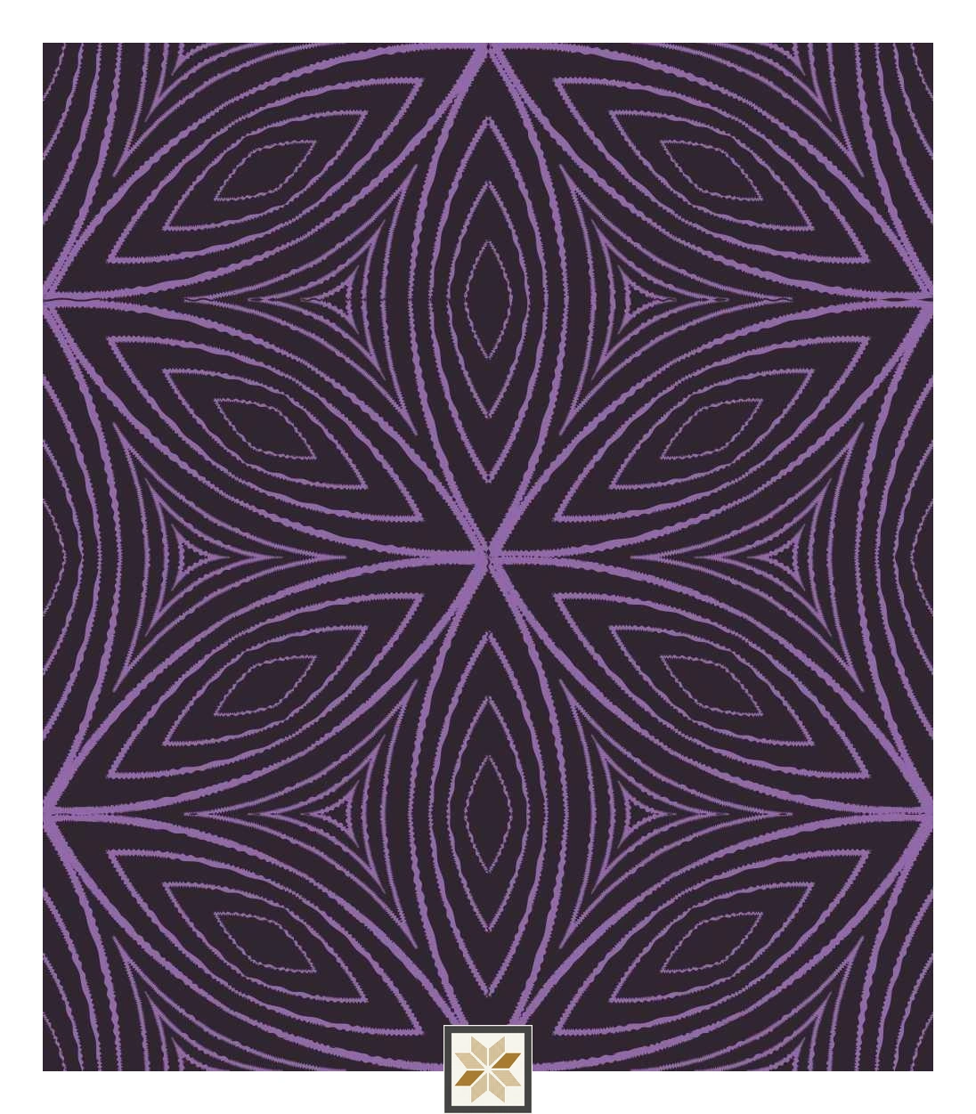 Multi Colour Pattern Wallpaper (40 inches width) : WP-32632-B