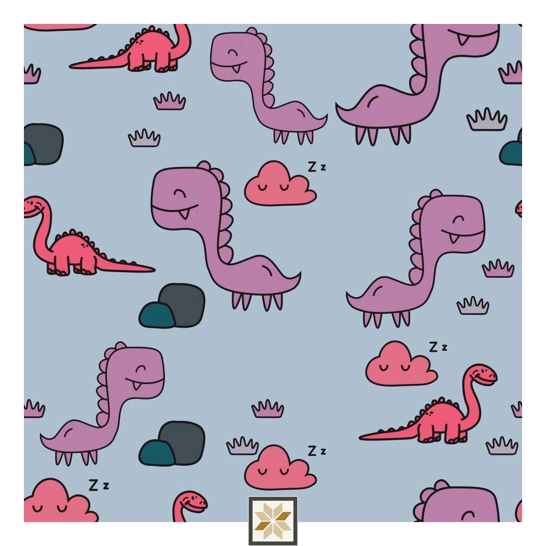 Multi Colour Wildlife Kid Wallpaper (40 inches width) : WP-32135-E