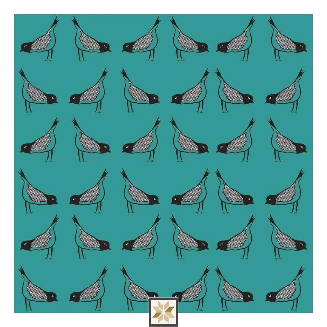 Multi Colour Wildlife Wallpaper (52 inches width) : WP-30853-C