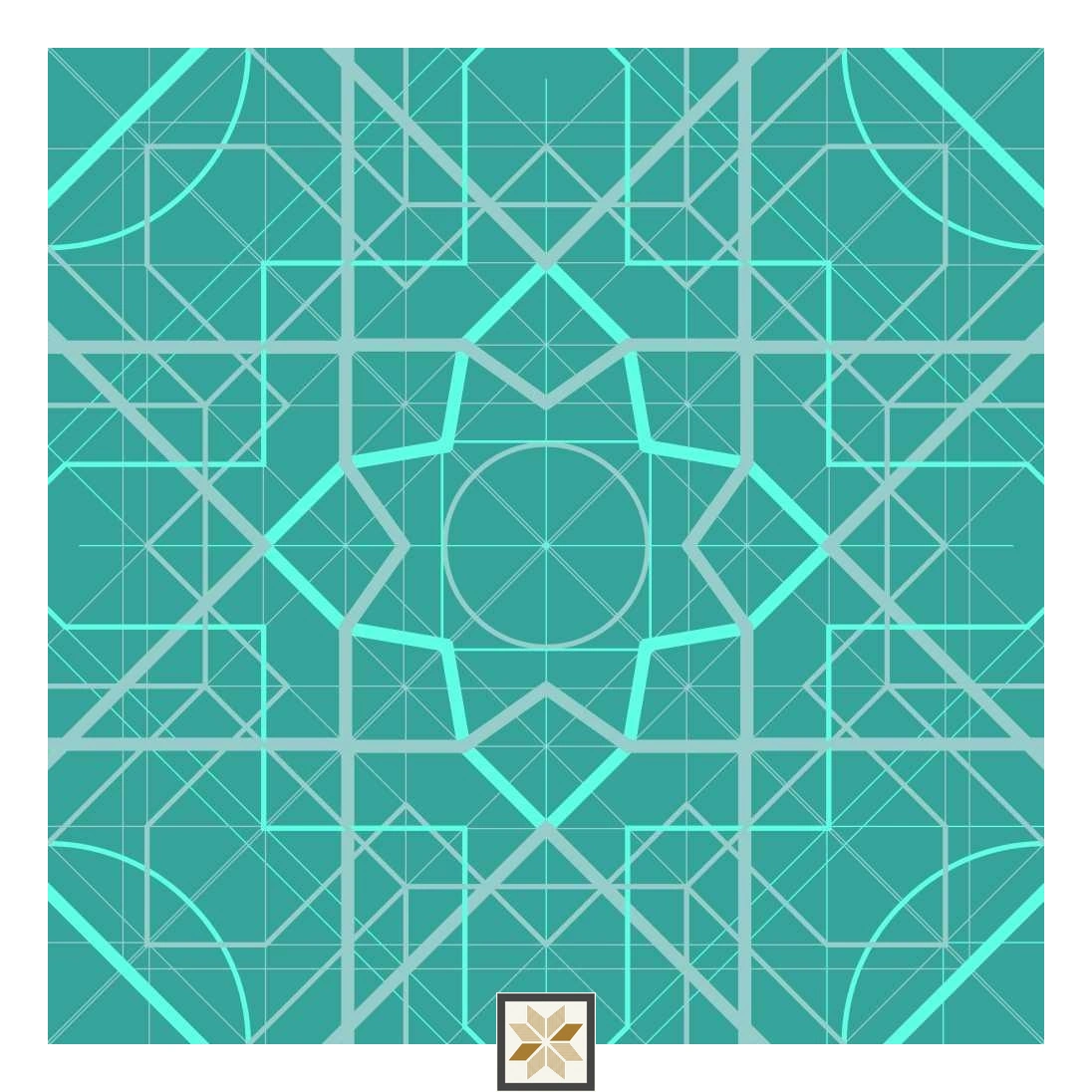 Multi Colour Shapes Wallpaper (40 inches width) : WP-32337-B