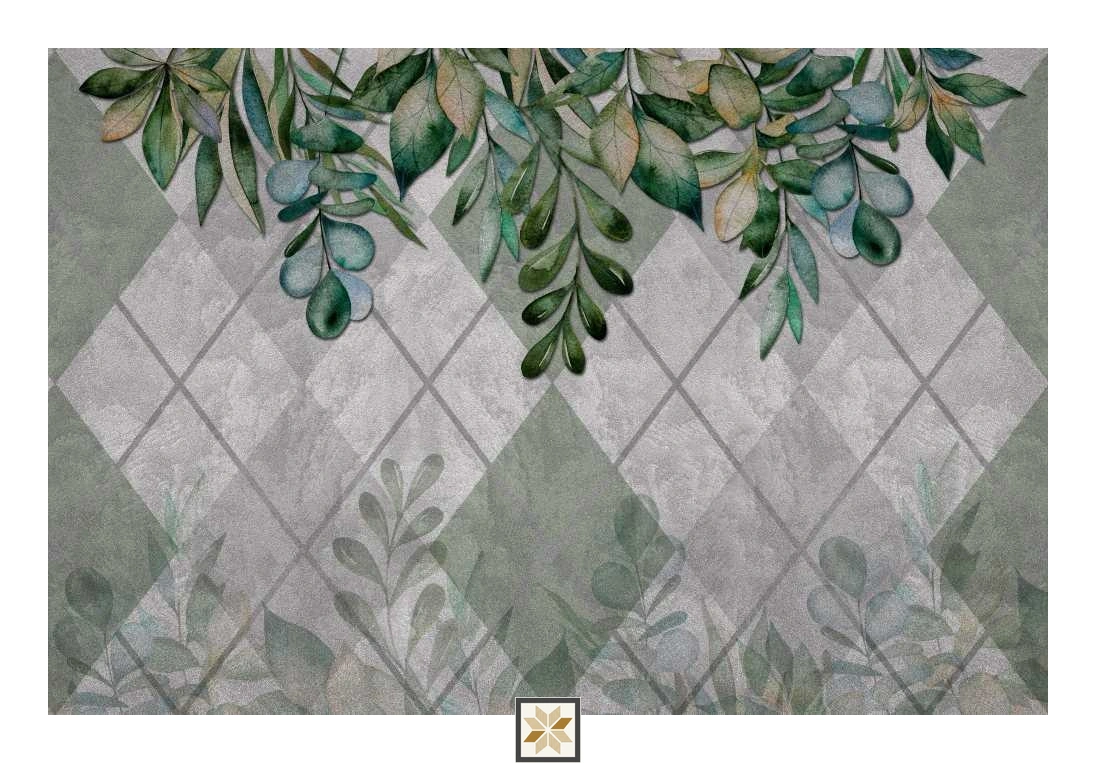 Multi Colour Flower Wallpaper (52 inches width) : WP-32882-C