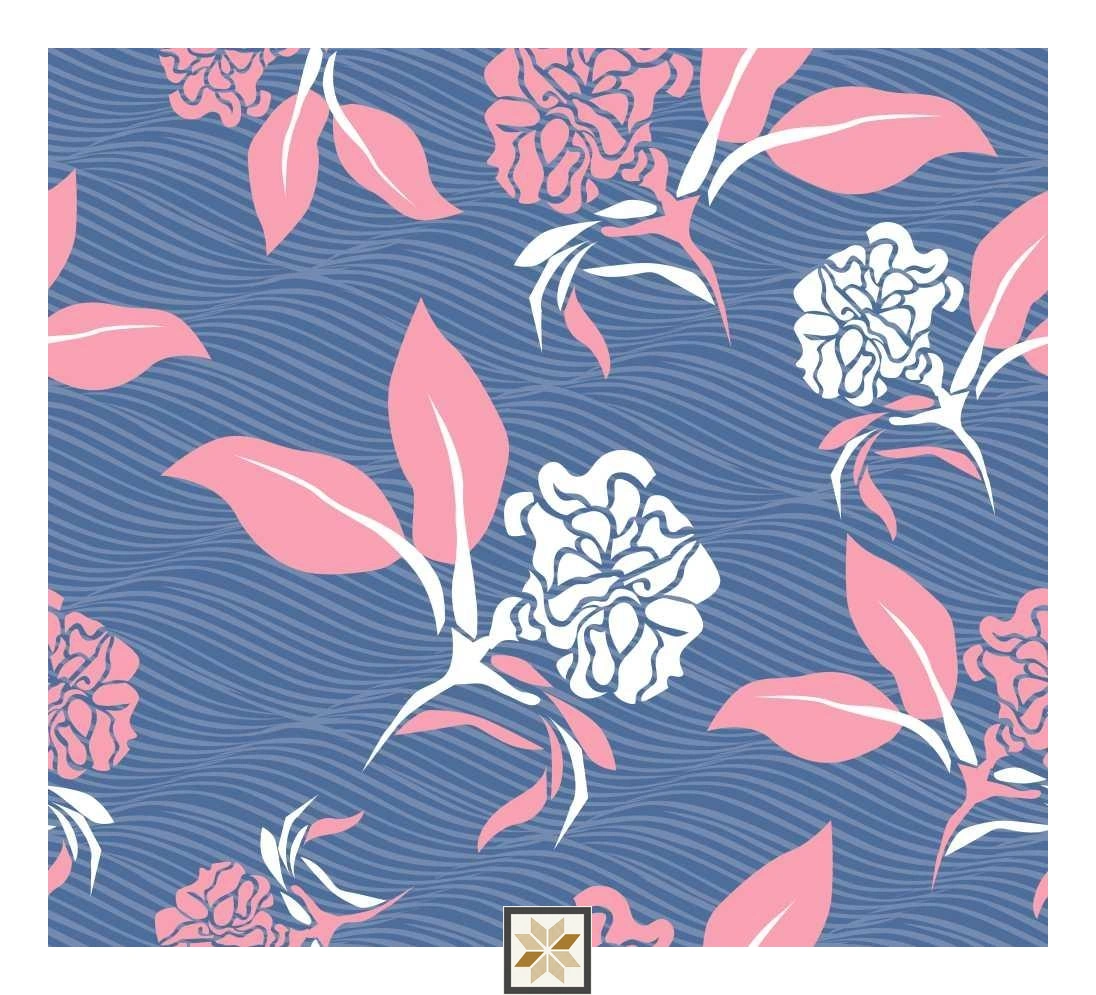 Multi Colour Flower Wallpaper (50 inches width) : WP-32754-D
