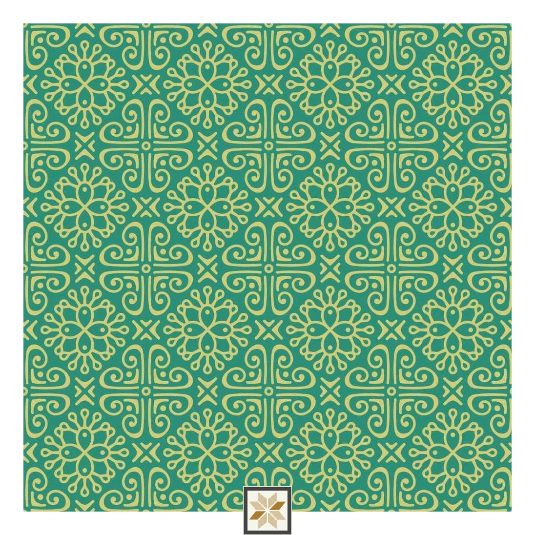 Multi Colour Pattern Wallpaper (52 inches width) : WP-33123-C