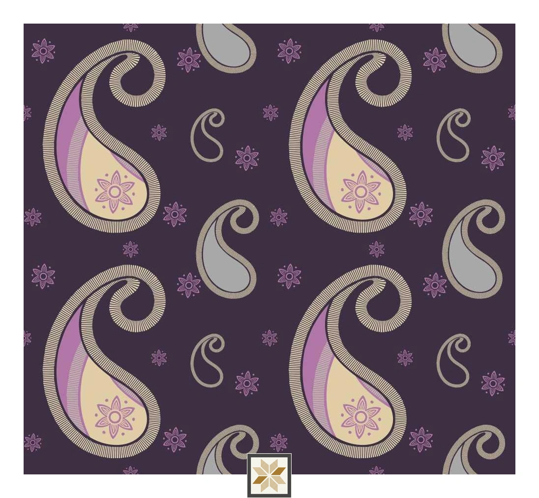 Multi Colour Pattern Wallpaper (50 inches width) : WP-33197-D