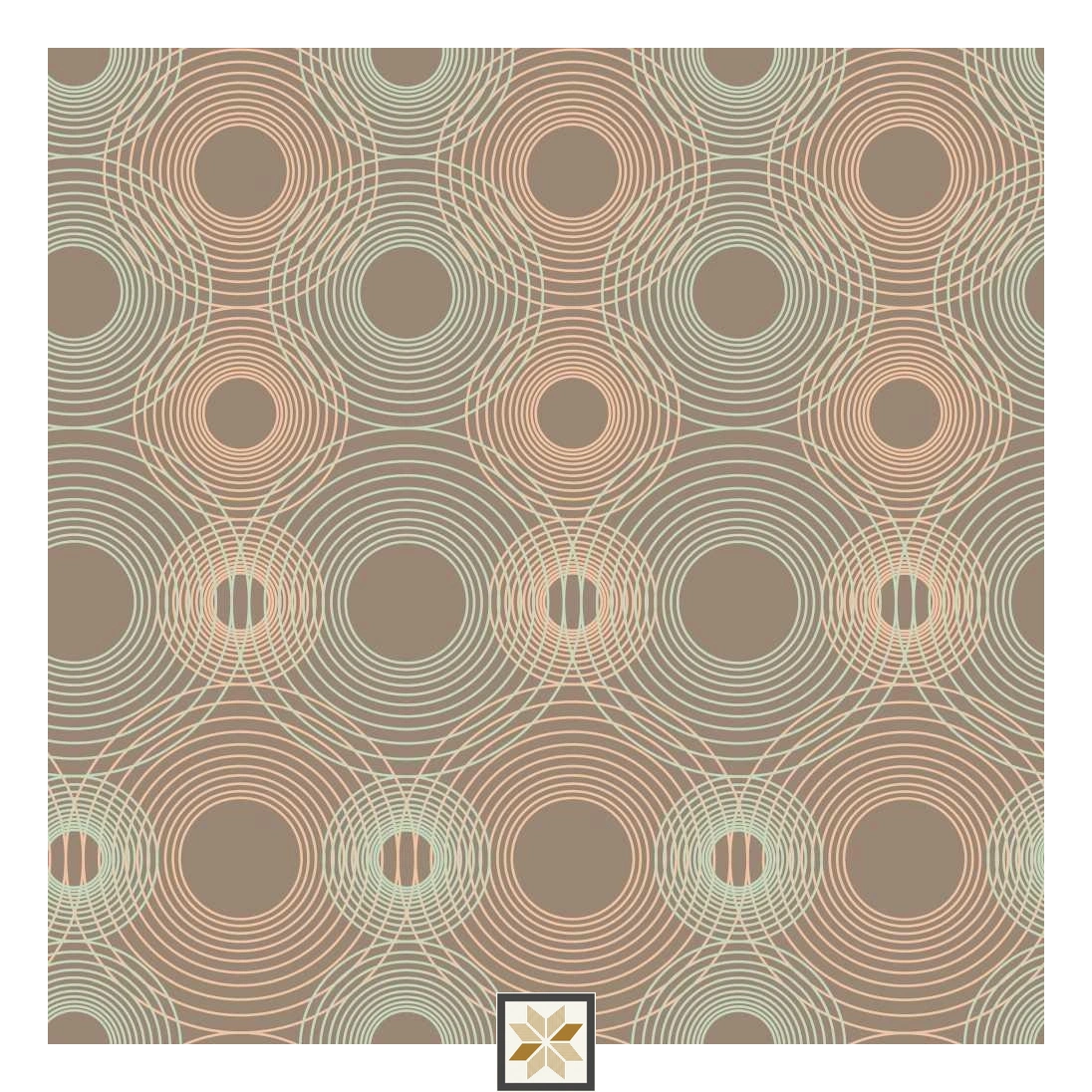 Multi Colour Shapes Wallpaper (40 inches width) : WP-32942-B