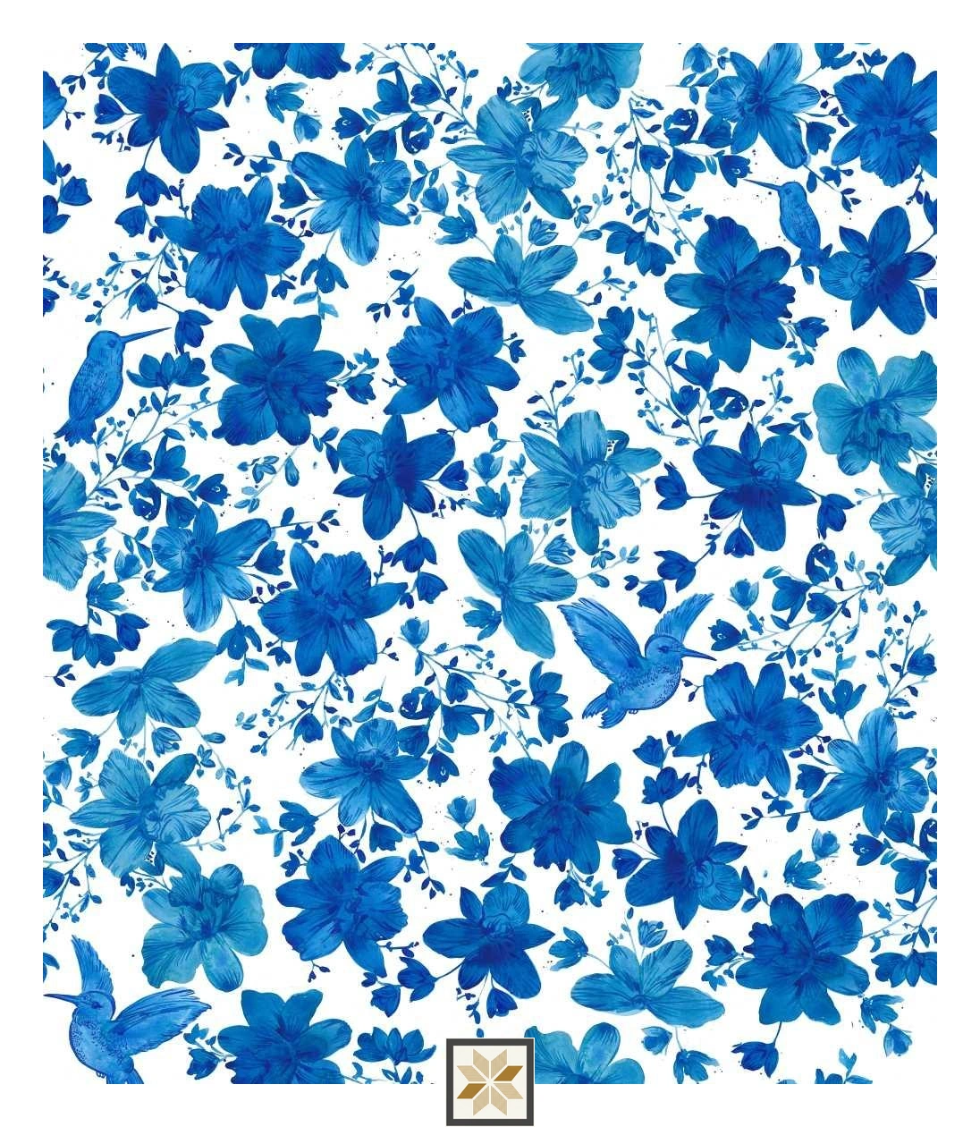 Multi Colour Flower Modern Wallpaper (50 inches width) : WP-30770-D