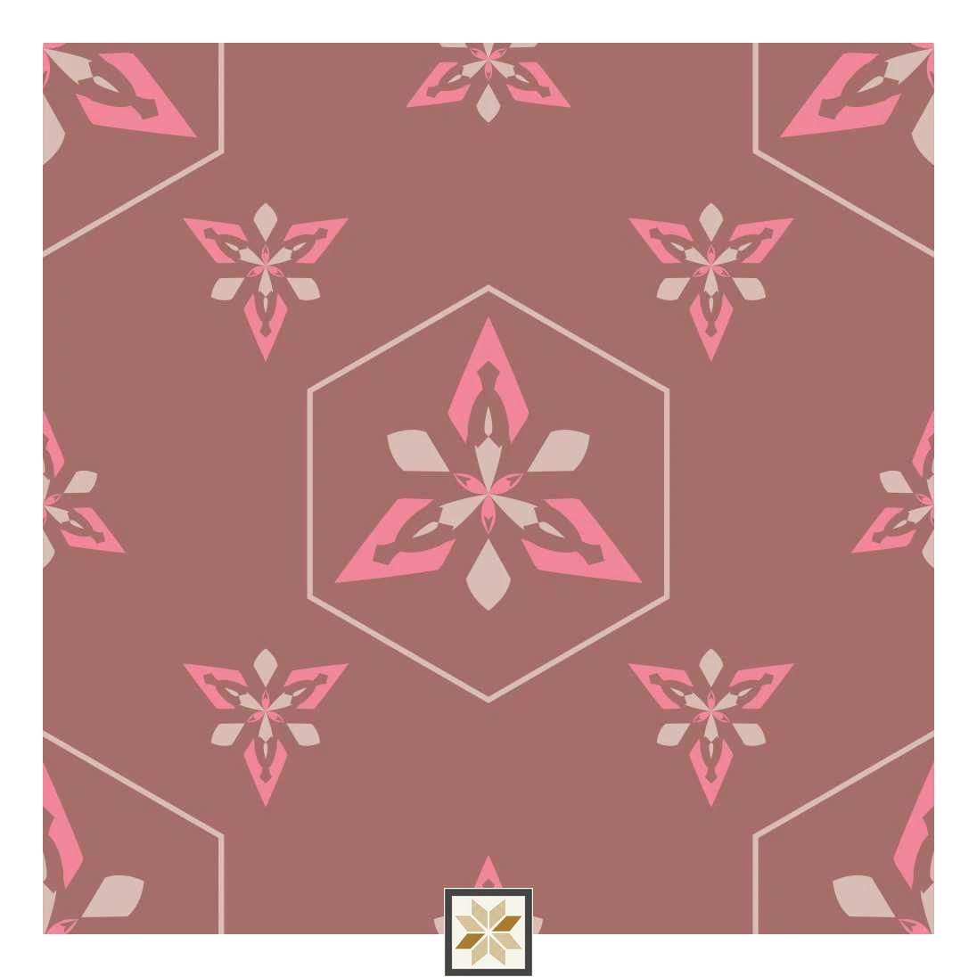 Multi Colour Pattern Wallpaper (40 inches width) : WP-32082-E