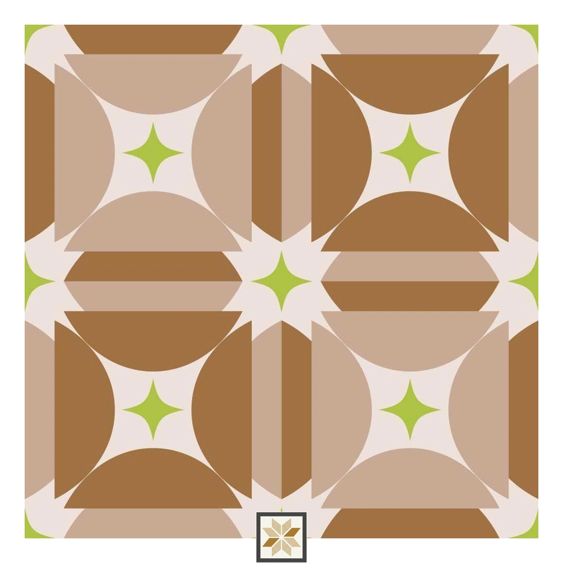 Multi Colour Pattern Wallpaper (50 inches width) : WP-31226-D