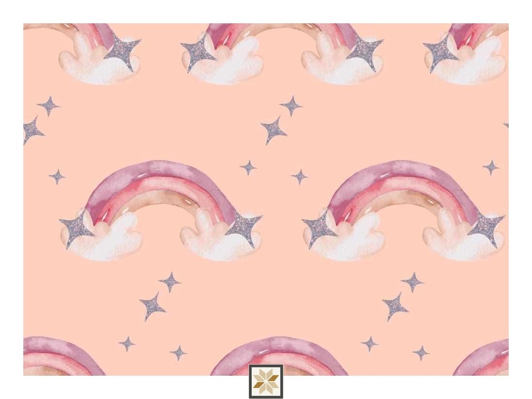 Multi Colour Pattern Wallpaper (40 inches width) : WP-33113-E