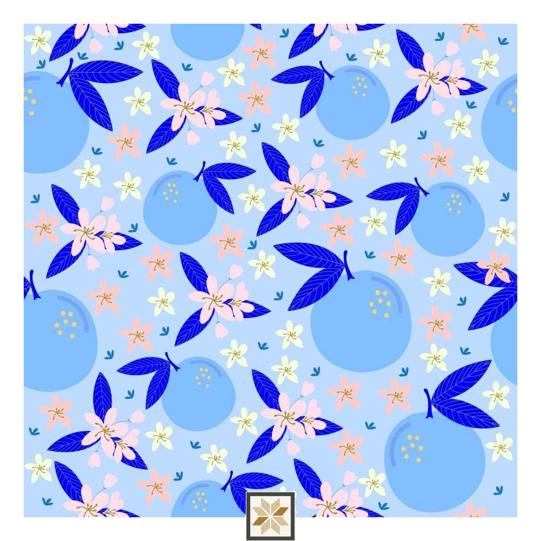 Multi Colour Flower Wallpaper (50 inches width) : WP-32482-D