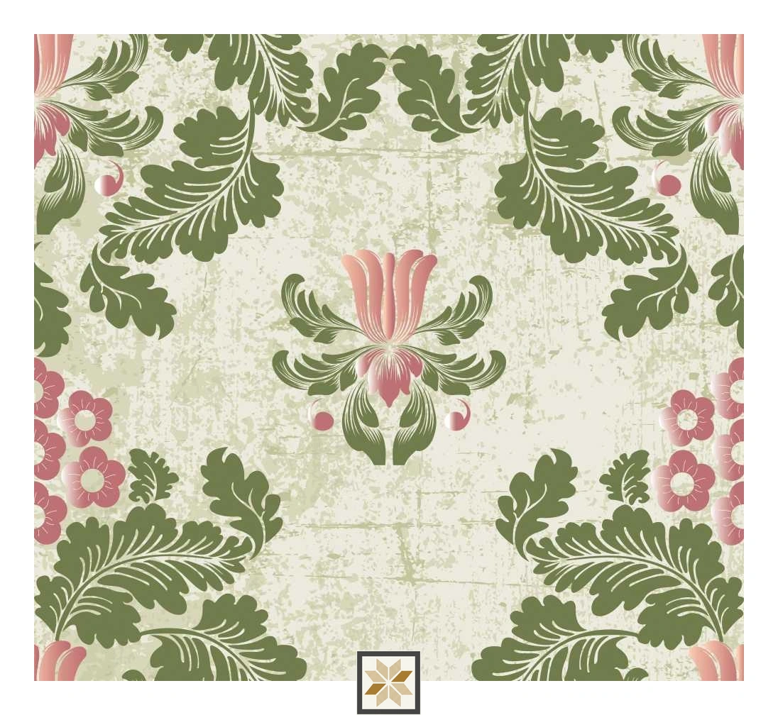 Multi Colour Flower Wallpaper (52 inches width) : WP-32127-C