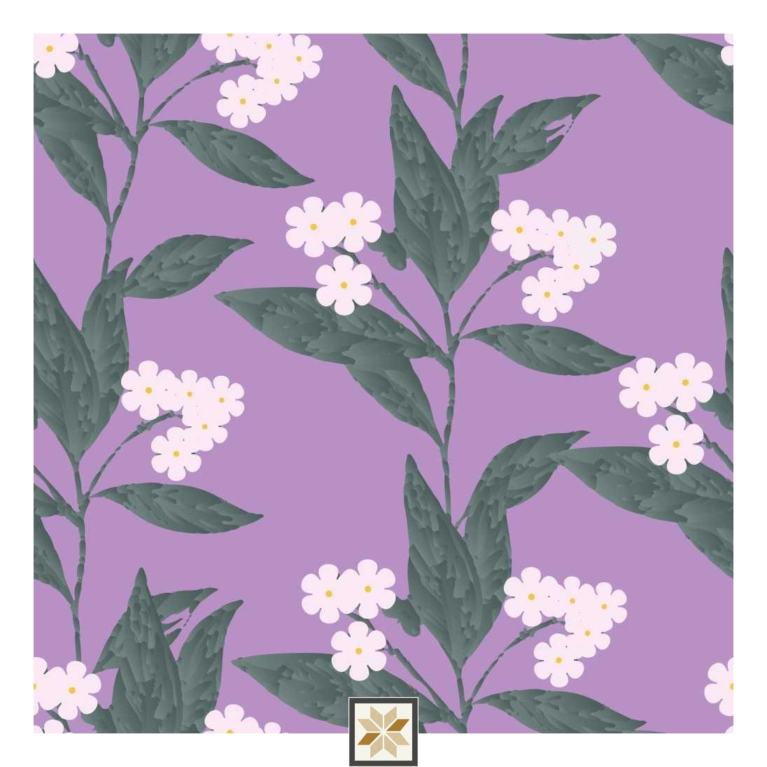 Multi Colour Flower Wallpaper (40 inches width) : WP-33389-B