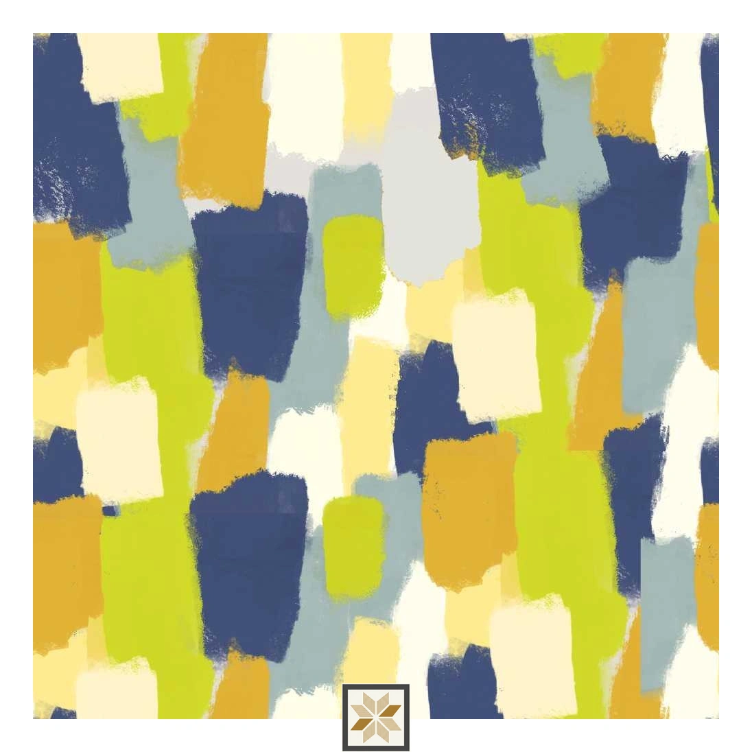 Multi Colour Abstract Wallpaper (50 inches width) : WP-30972-D
