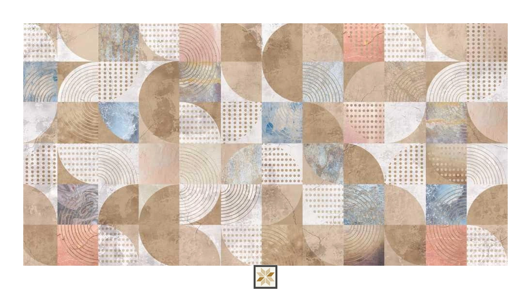 Multi Colour Shapes Wallpaper (52 inches width) : WP-31251-C