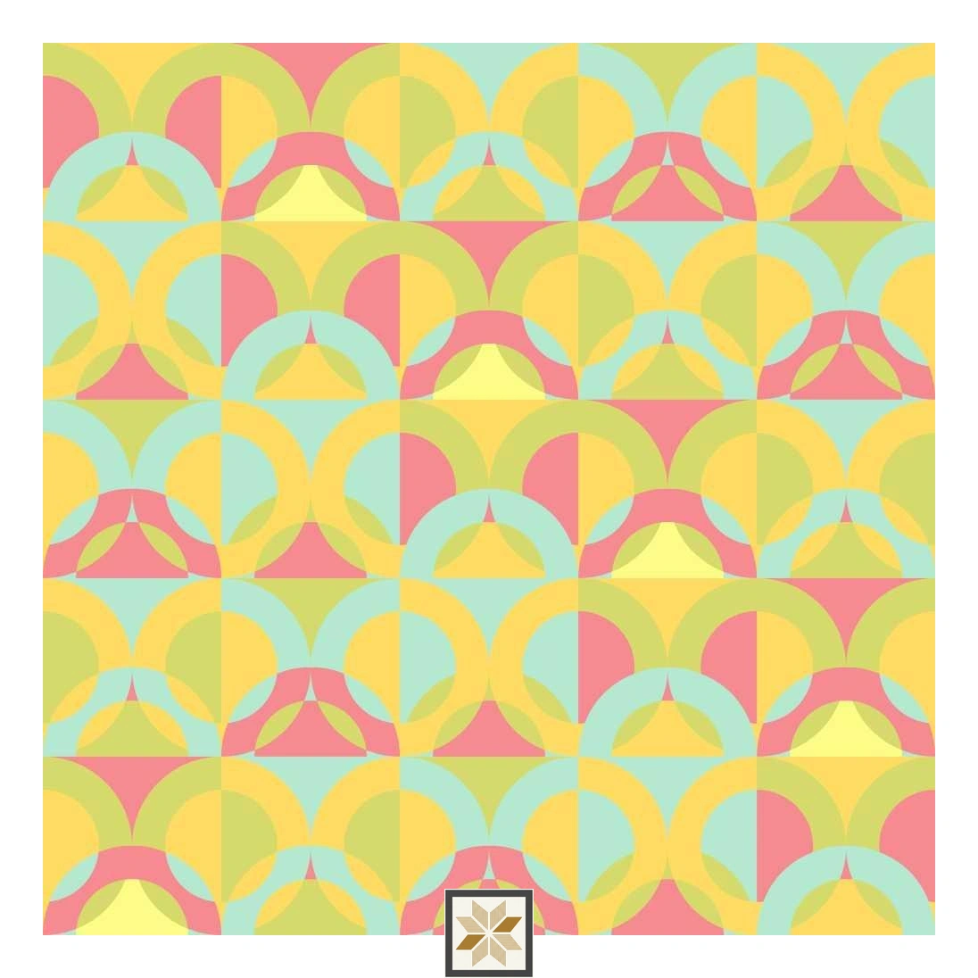 Multi Colour Abstract Wallpaper (52 inches width) : WP-32969-C