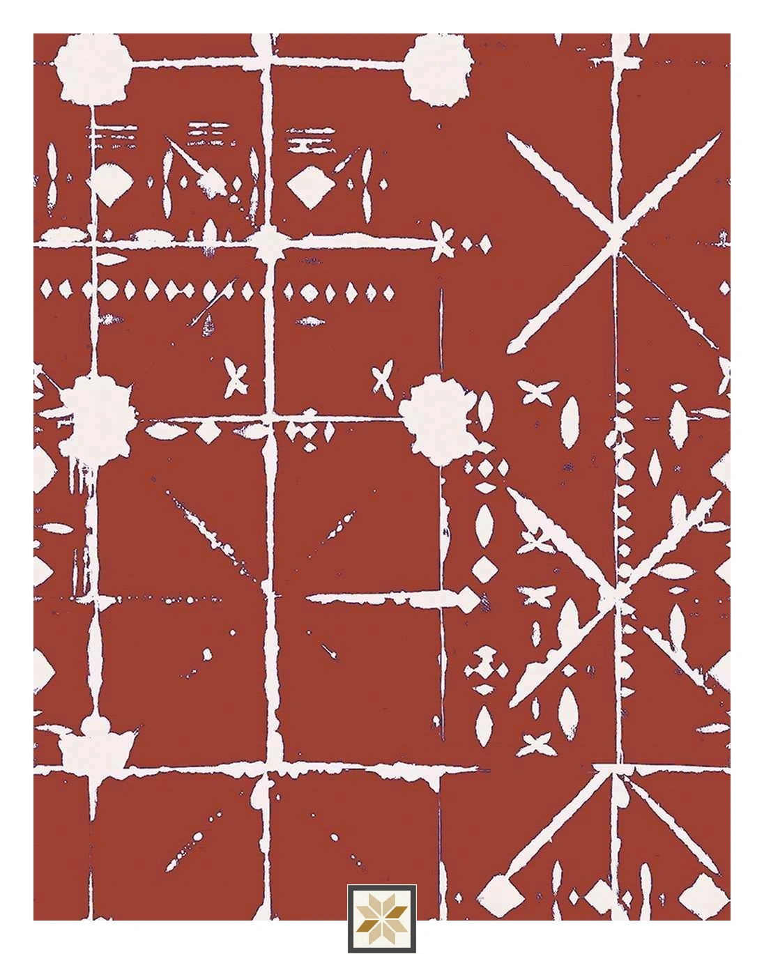 Multi Colour Pattern Wallpaper (40 inches width) : WP-32363-E