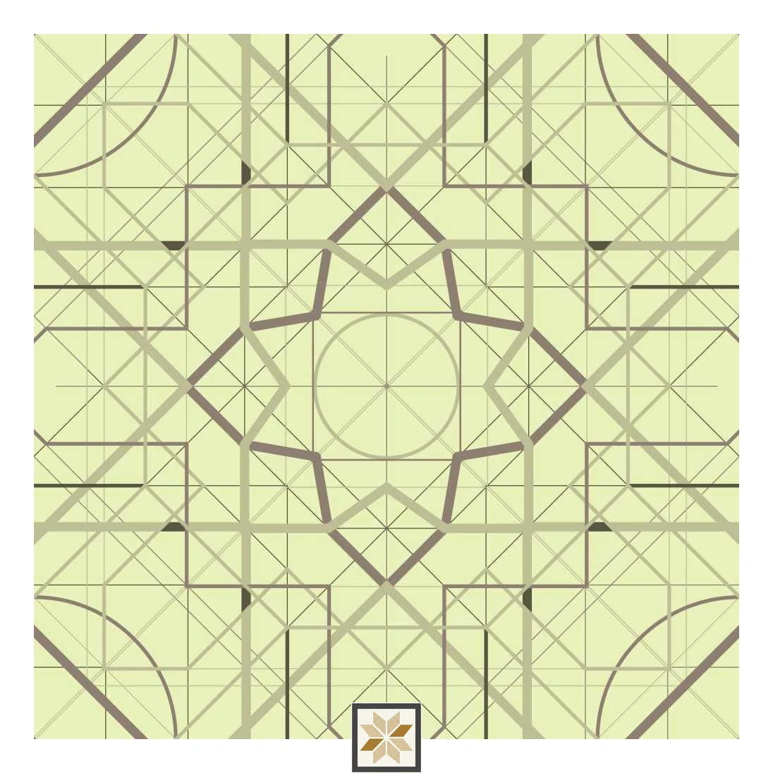 Multi Colour Shapes Wallpaper (52 inches width) : WP-32335-C