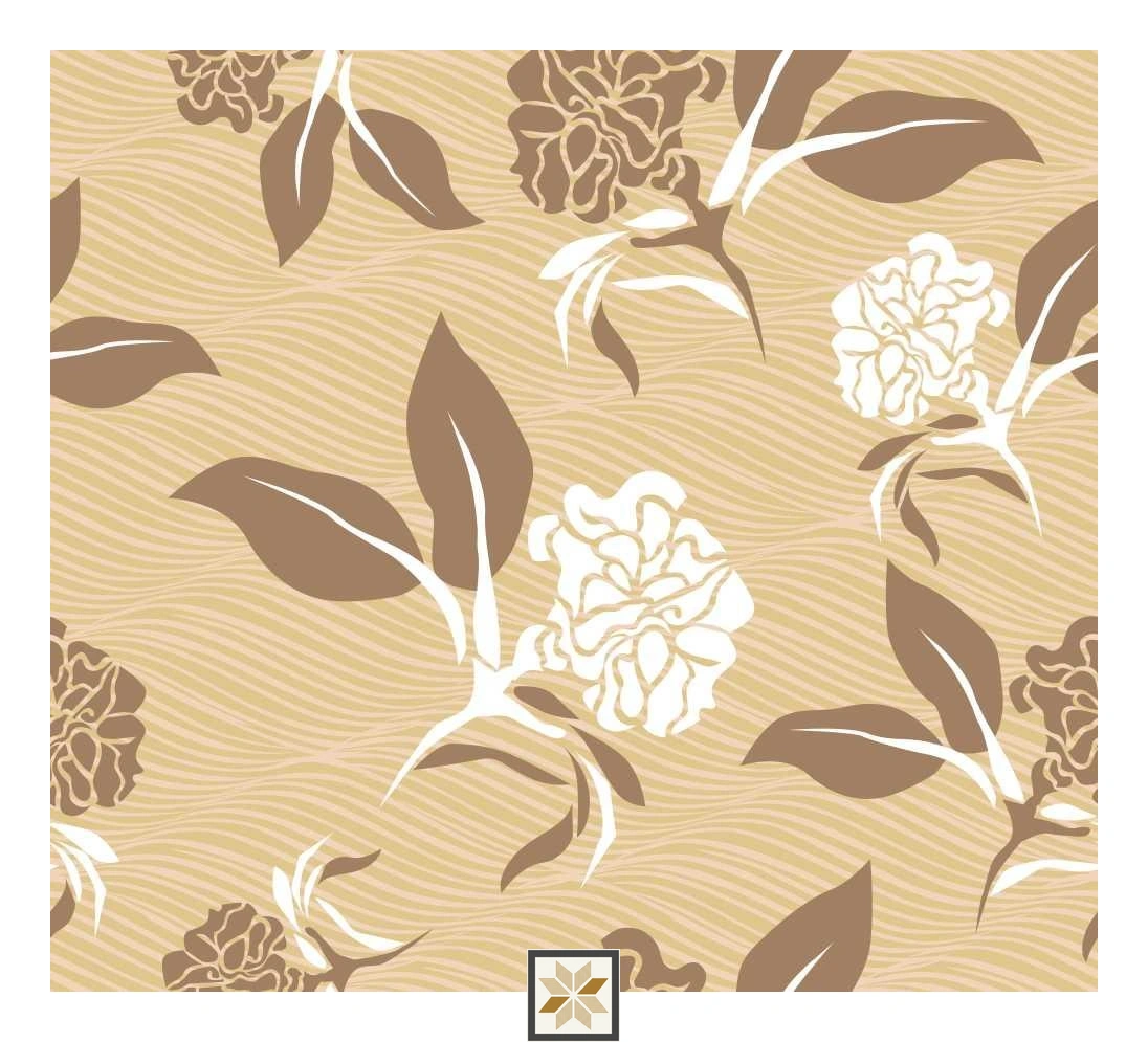 Multi Colour Flower Wallpaper (50 inches width) : WP-33402-D