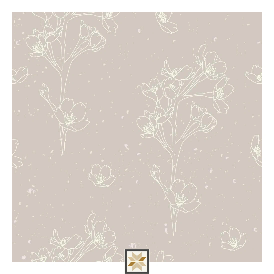 Multi Colour Flower Modern Wallpaper (40 inches width) : WP-31102-B